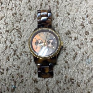 Michael Kors tortoise watch